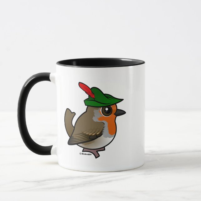 Birdorable European Robin Huva Mugg (Vänster)