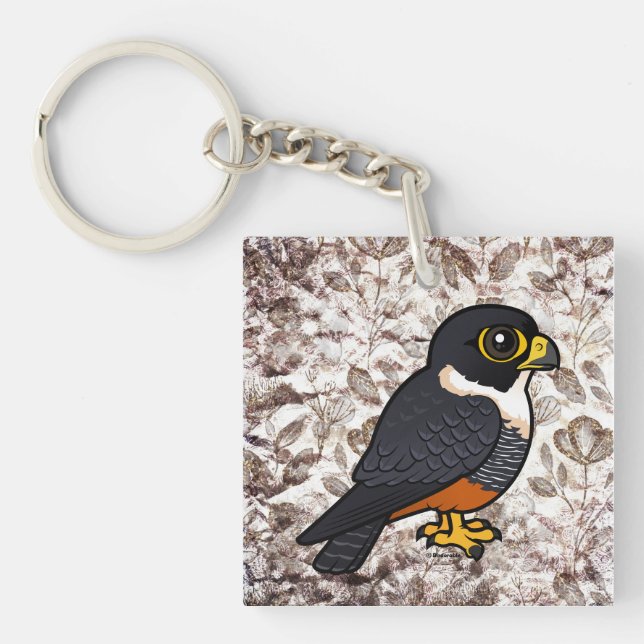 Birdorable Fladdermus Falcon Cute Tecknad Raptor (Framsidan)