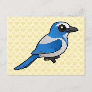 Birdorable Florida SCrub-Jay Vykort