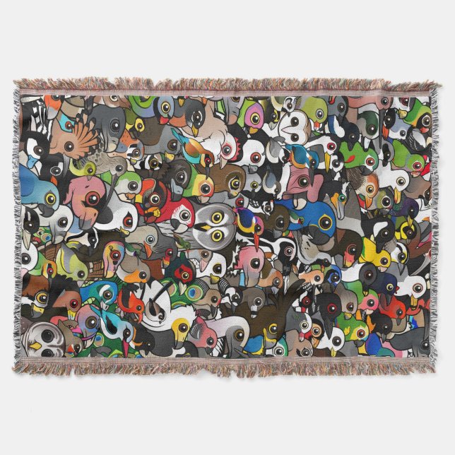 Birdorable folkmassa filt (Framsidan)