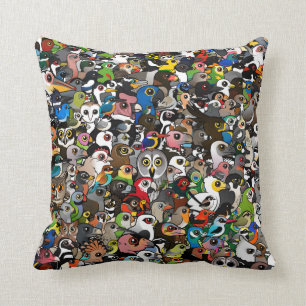 Birdorable folkmassa kudde