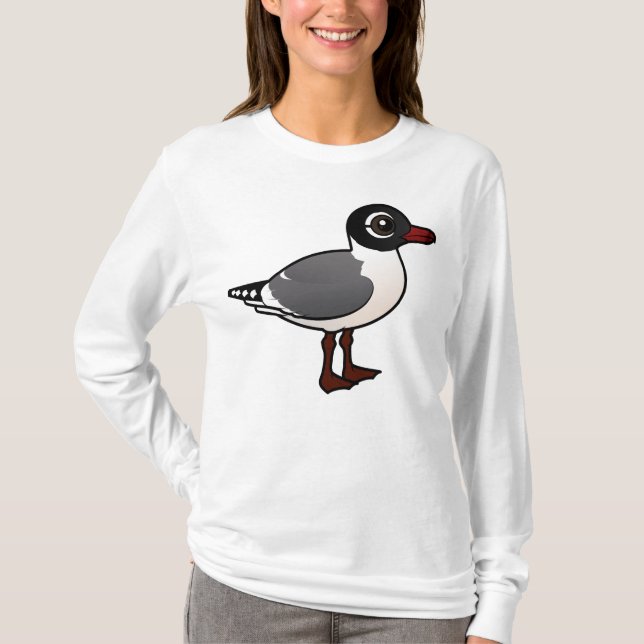 Birdorable Franklins fiskmås Tee Shirt (Framsida)