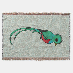 Birdorable glänsande Quetzal Mysfilt