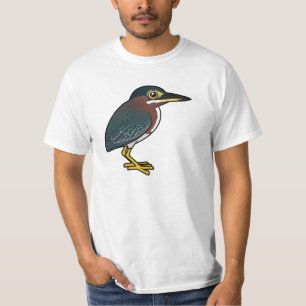 Birdorable grön Heron Tee Shirt