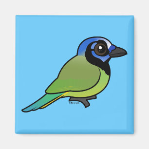 Birdorable gröna Jay Magnet