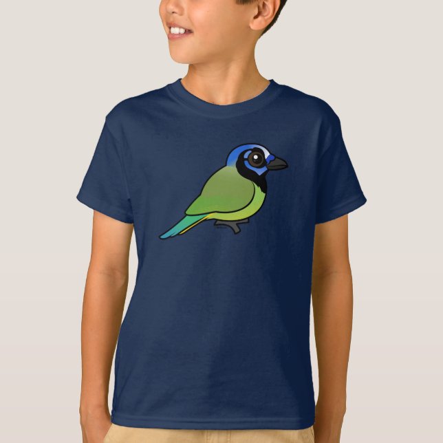 Birdorable gröna Jay T Shirt (Framsida)