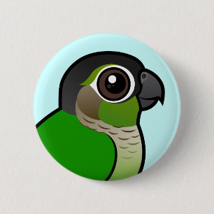 Birdorable Grönt-varade fräck mot Conure Knapp
