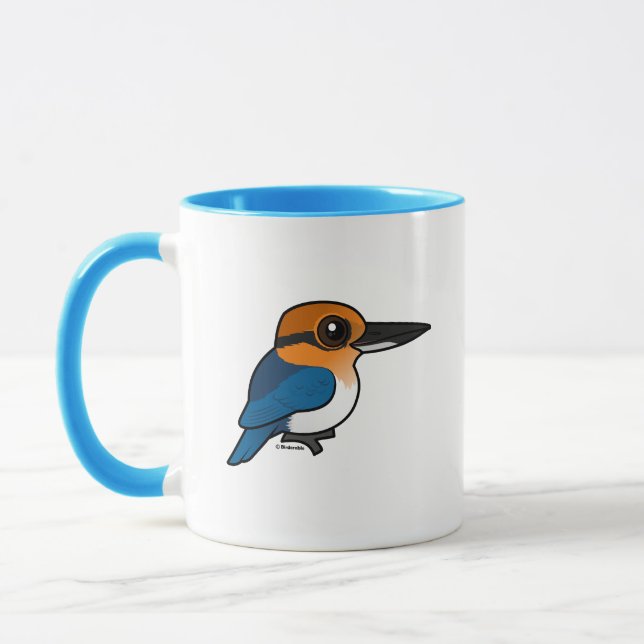 Birdorable Guam Kingfisher Mugg (Vänster)