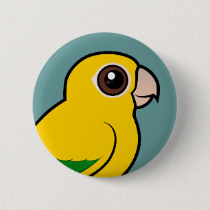 Birdorable guld- parakiter knapp