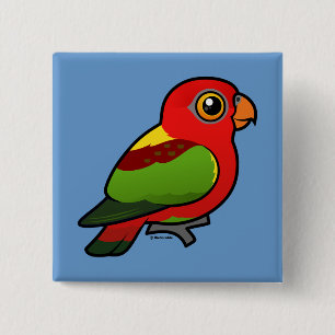 Birdorable Gult-drog tillbaka loryen Knapp