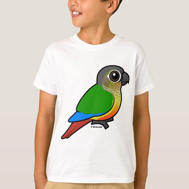 Birdorable Gult-sid Conure T-shirt (Framsida)