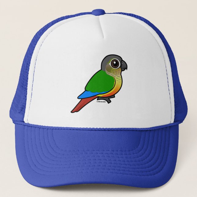 Birdorable Gult-sid Conure Truckerkeps (Framsida)