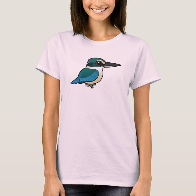 Birdorable Helig Kingfisher Tee Shirt (Framsida)