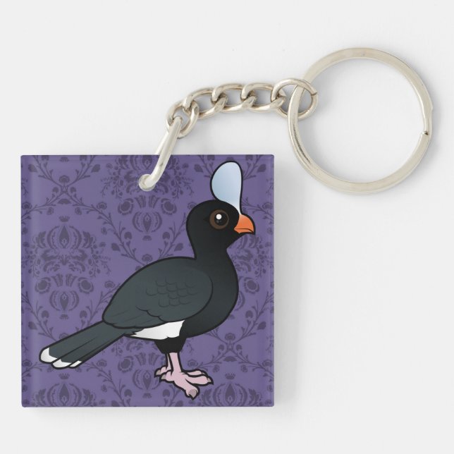 Birdorable Helmeted Curassow (Baksidan)