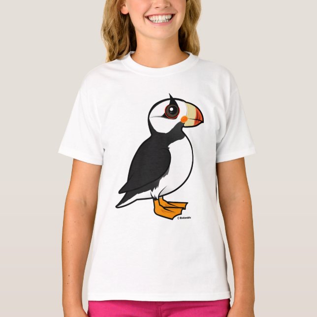 Birdorable Horned Puffin T-shirt (Framsida)