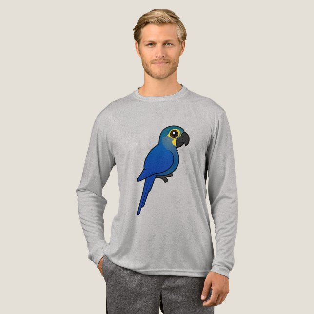 Birdorable Indigo Macaw or Lear's Macaw T Shirt (Hel framsida)