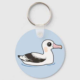Birdorable irrande Albatross Nyckelring