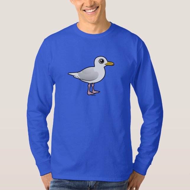 Birdorable islandfiskmås tee shirt (Framsida)