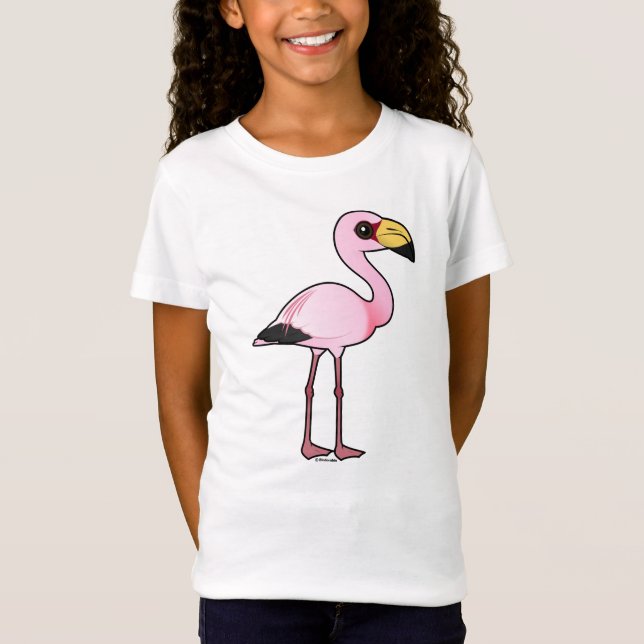 Birdorable Jamess Flamingo T Shirt (Framsida)