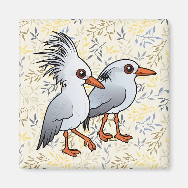 Birdorable Kagu Pair Magnet (Framsidan)