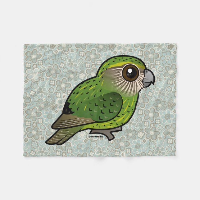 Birdorable Kakapo Fleecefilt (Framsidan (Horisontell))