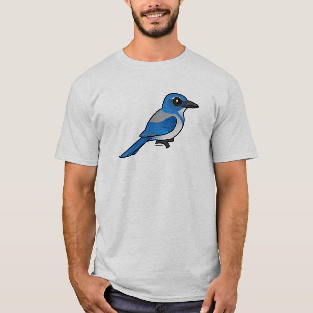 Birdorable Kalifornien Skura-Jay T Shirt (Framsida)