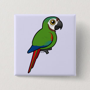 Birdorable Kastanj-beklädde macawen Knapp