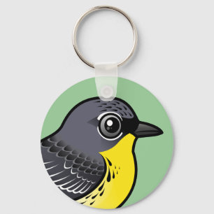 Birdorable Kirtlands sångare Nyckelring