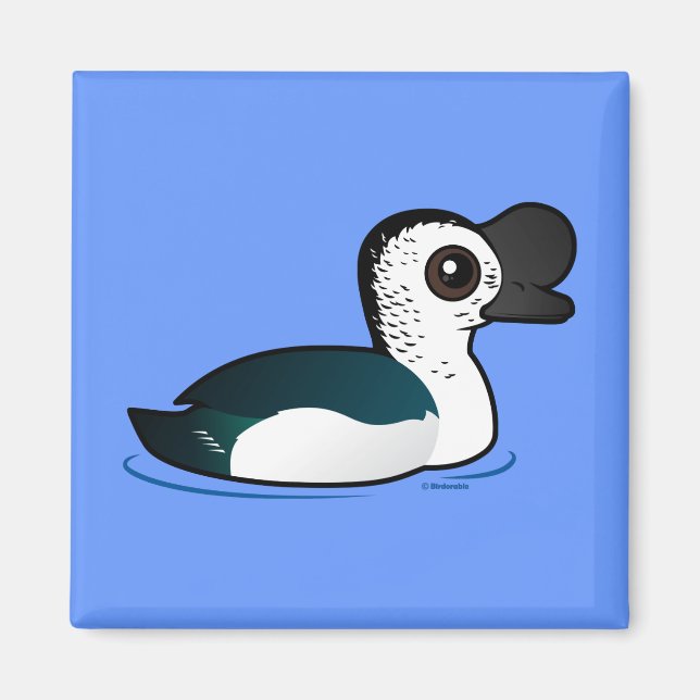 Birdorable Knob-billed Anka Magnet (Framsidan)