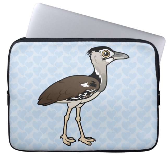 Birdorable Kori Bustard Laptop Fodral (Framsidan)
