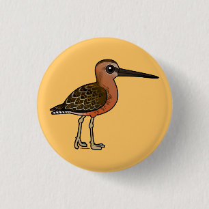 Birdorable Lång-fakturerade dowitcheren Knapp