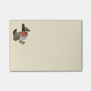 Birdorable Lesser Prärie-Höna Post-it Block