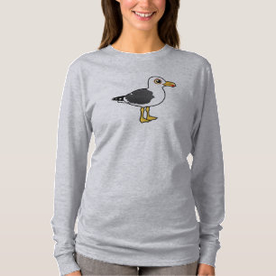 Birdorable Lesser Svart-dragen tillbaka fiskmås Tee