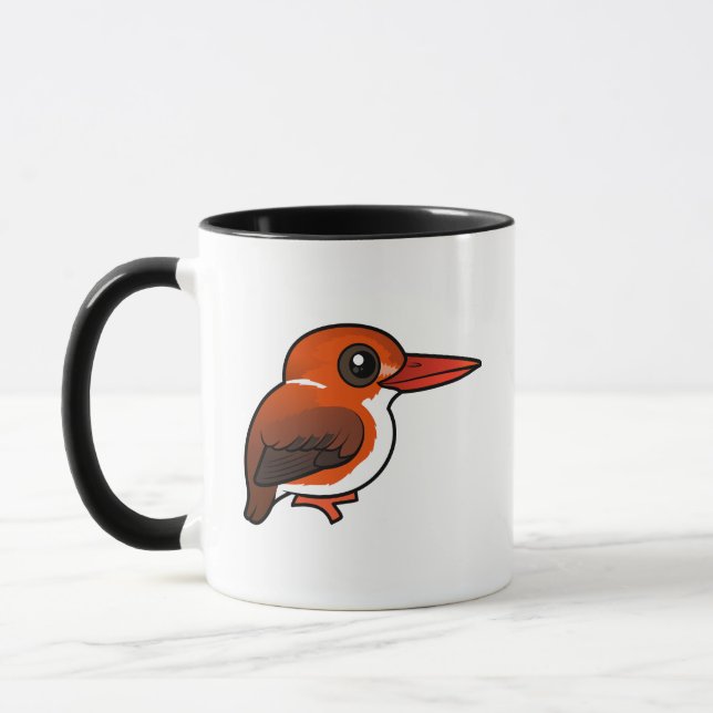 Birdorable Madagascar Pygmy Kingfisher Mugg (Vänster)