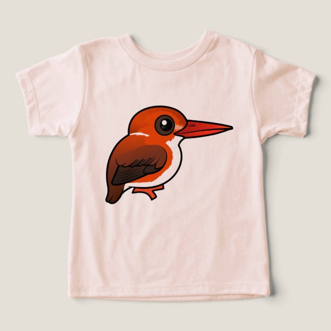 Birdorable Madagascar Pygmy Kingfisher T Shirt (Design Framsida)