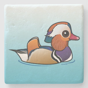 Birdorable Mandarinanka Underlägg Sten