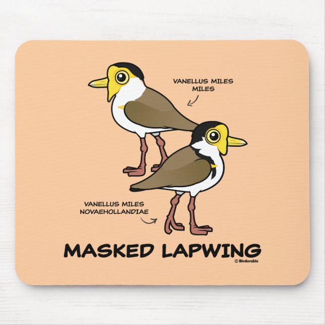 Birdorable maskerade Lapwingsubspecies Musmatta (Framsidan)