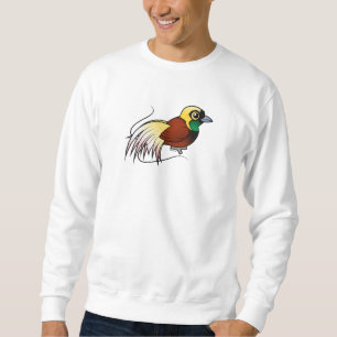 Birdorable mer underbar Fågel-av-paradis Sweatshirt