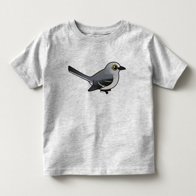 Birdorable nordlig härmfågel t shirt (Framsida)