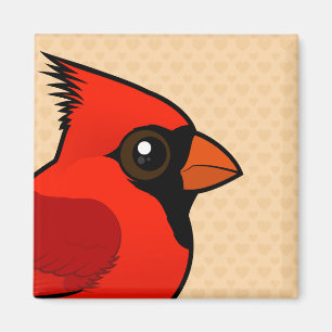 Birdorable nordlig kardinal magnet