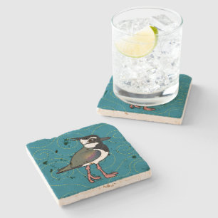Birdorable nordlig Lapwing Underlägg Sten