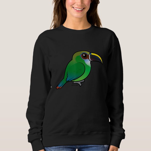 Birdorable Northern Emerald Toucanet Cute Little T T Shirt (Framsida)
