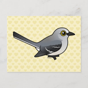 Birdorable Northern Mockingbird Vykort