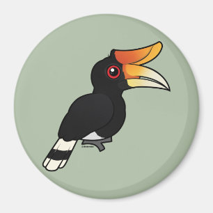 Birdorable noshörningHornbill Magnet