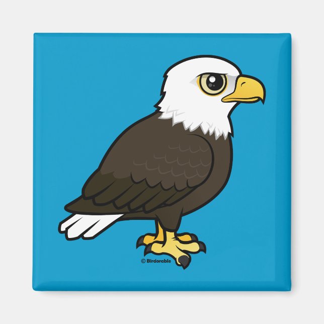 Birdorable Örn Magnet (Framsidan)