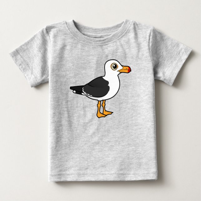 Birdorable Pacific Gull T Shirt (Framsida)
