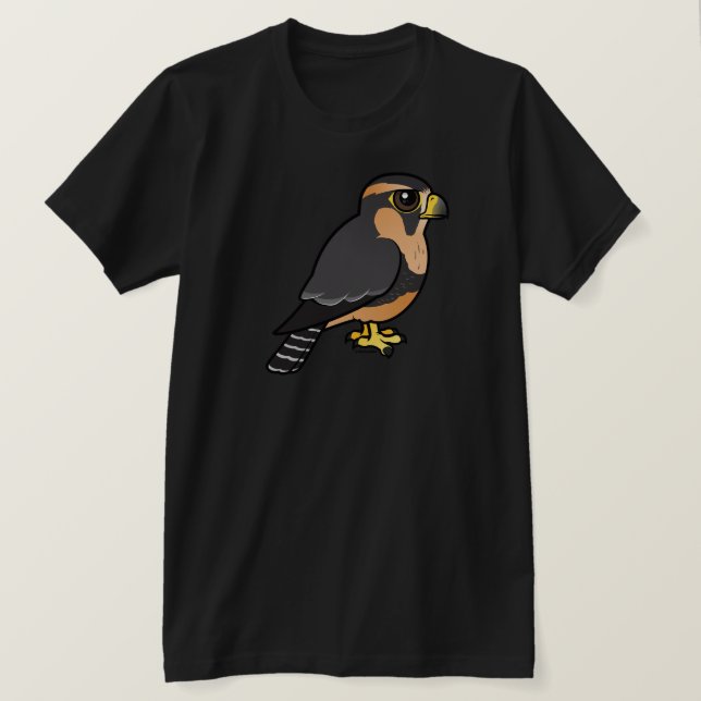 Birdorable peruansk Aplomado falk T-shirt (Design framsida)