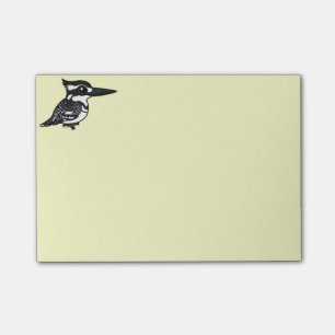 Birdorable Pied Kingfisher Post-it Block