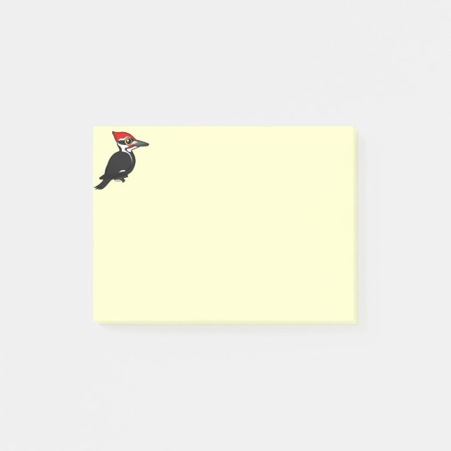 Birdorable Pileated hackspett Post-it Block (Framsida)