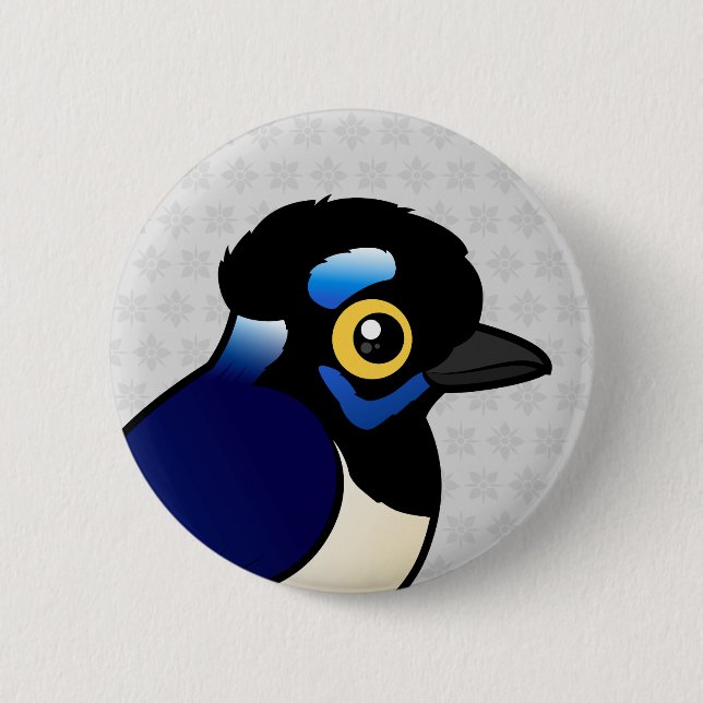 Birdorable Plysch-krönade Jay Knapp (Framsida)